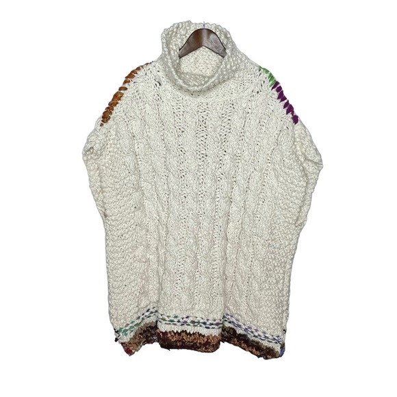 FINAL PRICE RARE FP x WeTheFree Care Sari Not Sari Organic Knit Sweater xs/s - Picture 6 of 16